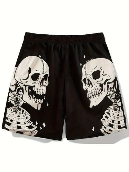 Mens Skully Swim Trunks