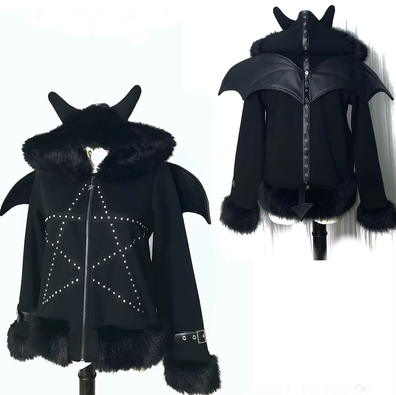 Gothic Devil Wings Jacket