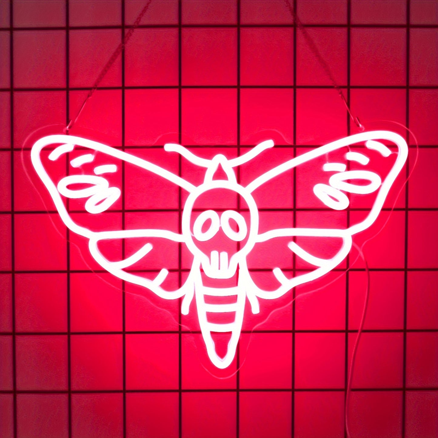 Death Head Moth Neon LED Sign