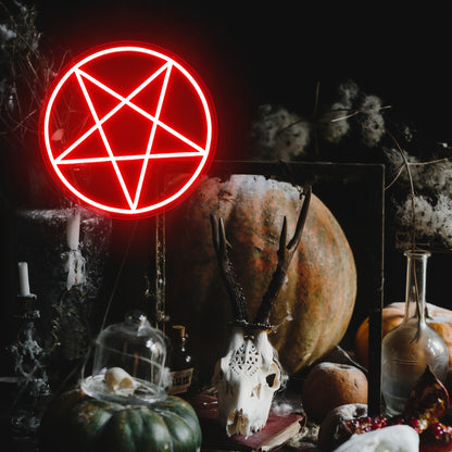 Pentacle/Pentagram LED Neon Sign