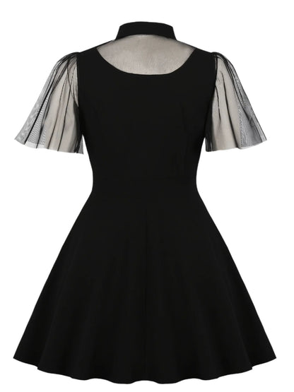 Gothic Cocktail Vintage Dress