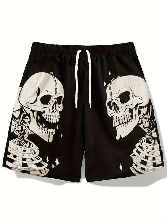 Mens Skully Swim Trunks