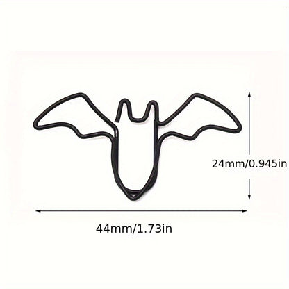 Bat-Shaped Paper Clips