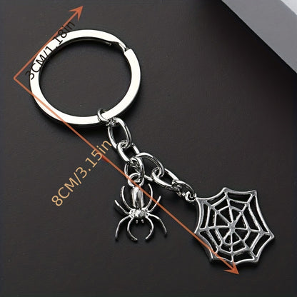 Spider Web Keychain