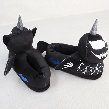 Dark Unicorn House Slippers