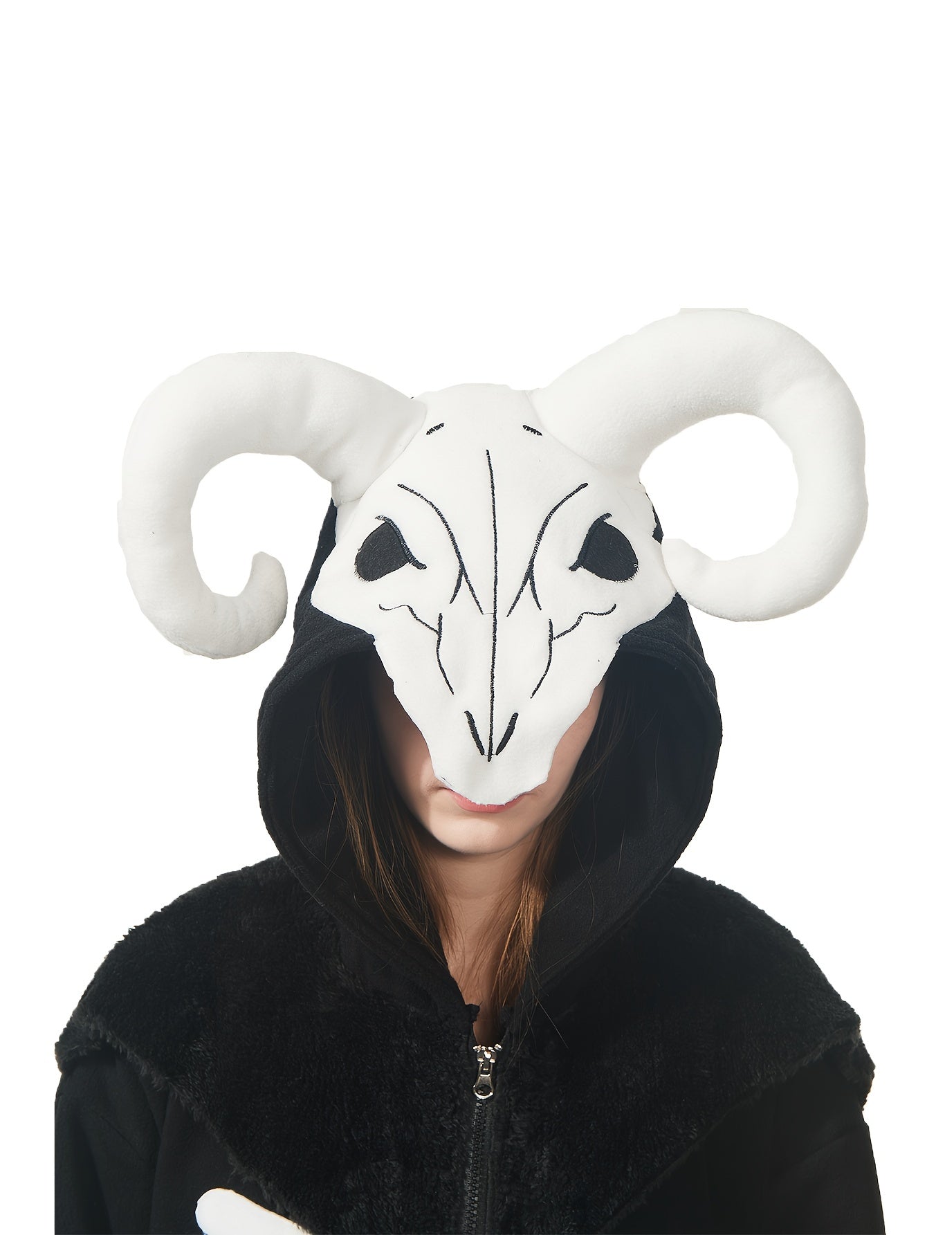 Ram Skull Goth Onesie