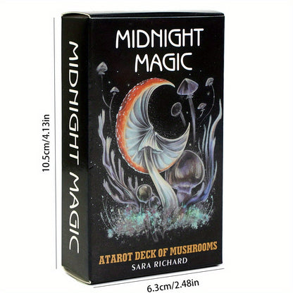 Midnight Magic Mushroom Tarot Cards