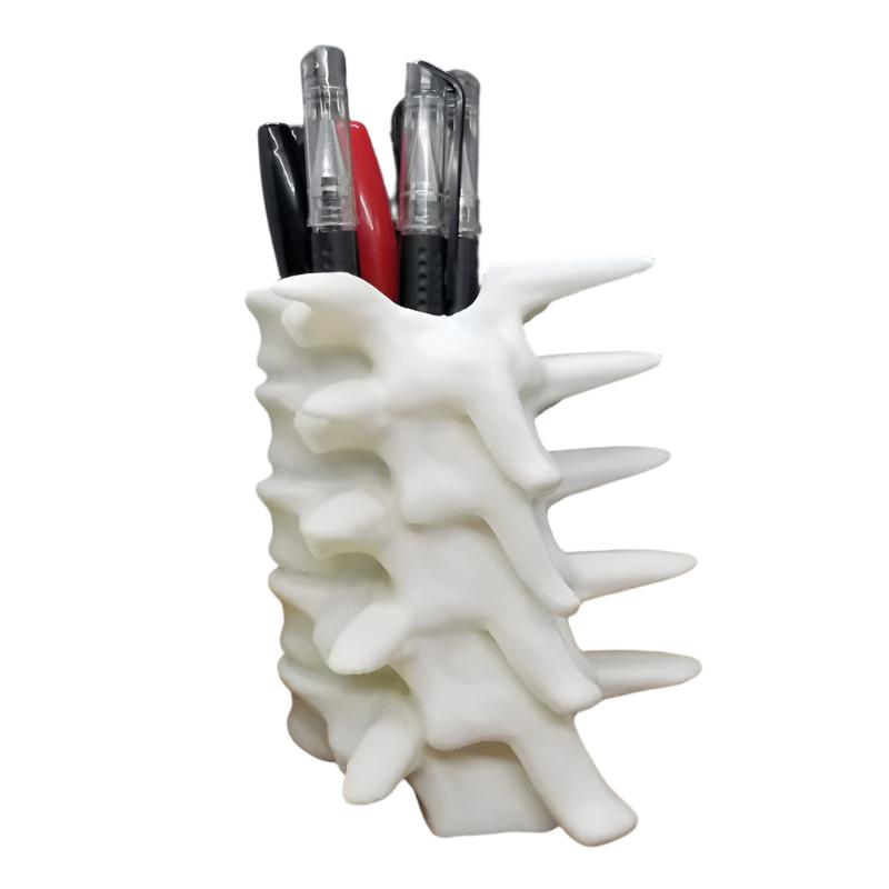 Human Spine Pen Holder