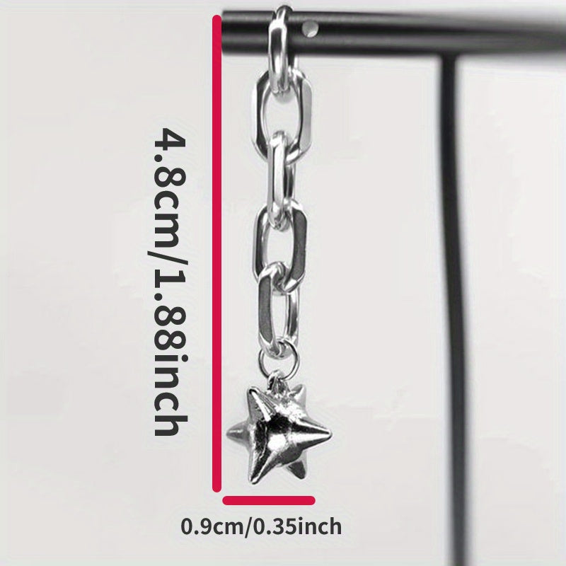 Morning Star Chain Earrings