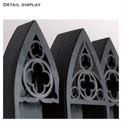 Gothic Cathedral Wood Display Shelf