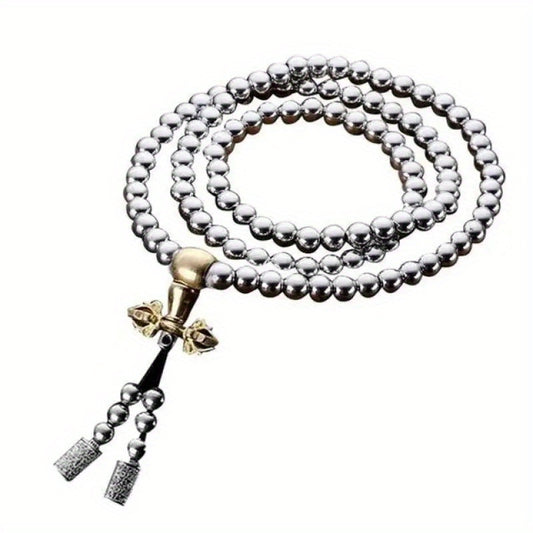 Stainless Steel Tactical Protection Mala