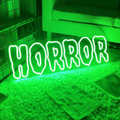 Horror Neon Sign