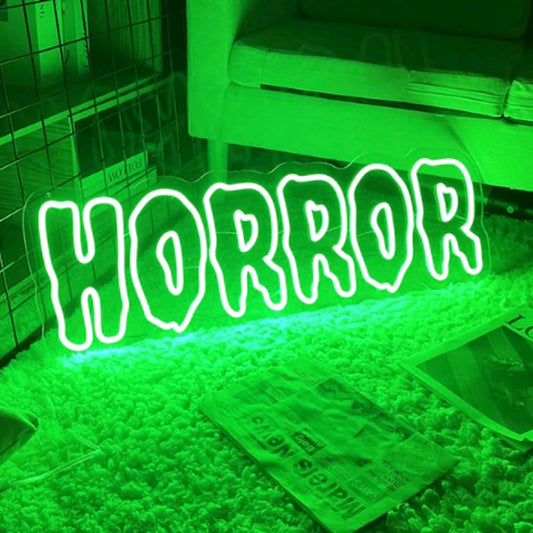 Horror Neon Sign