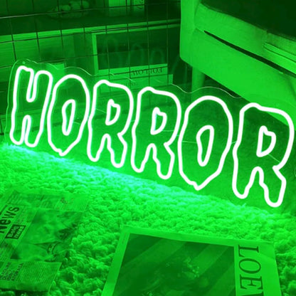 Horror Neon Sign