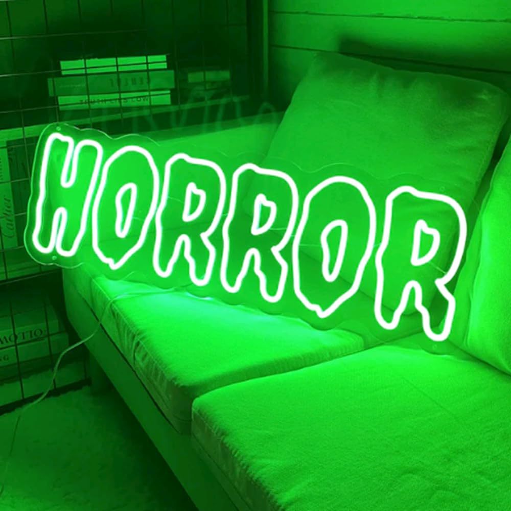 Horror Neon Sign