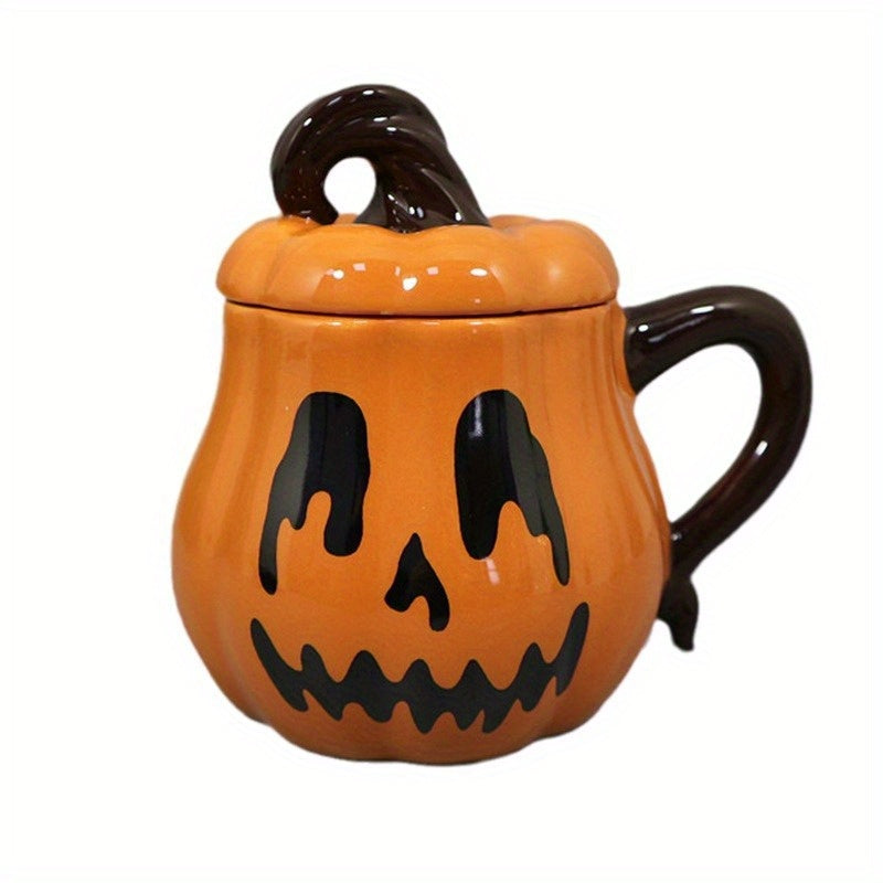 Ceramic Spooky Jack O'Lantern Mug