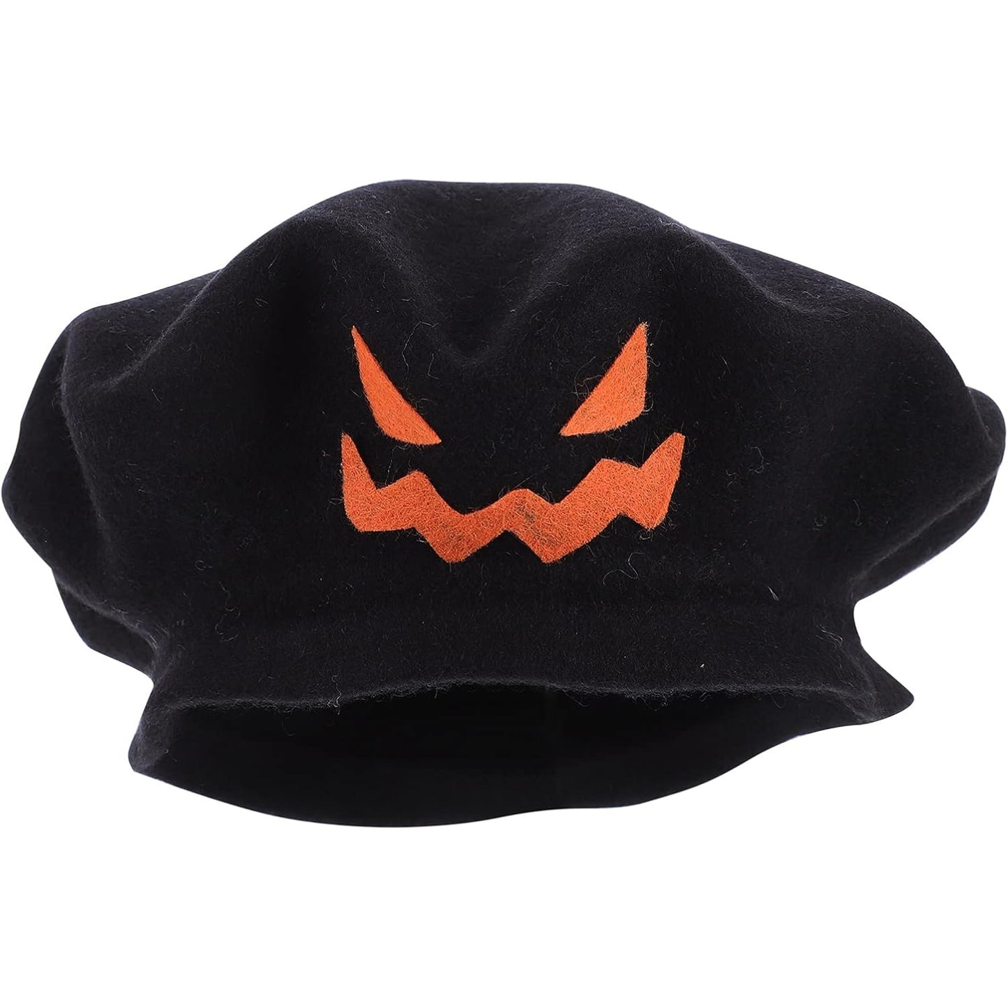 Spooky Pumpkin Beret Hat