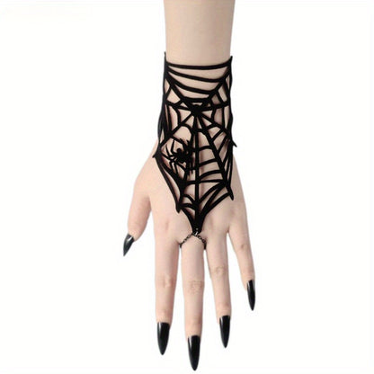 Spider Web Finger Bracelet