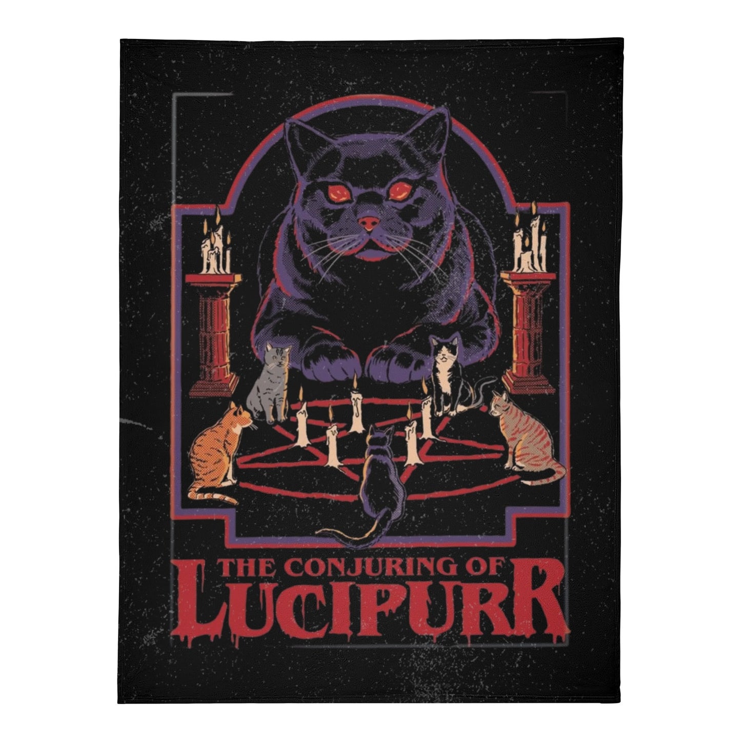 Lucipurrs Summoning Fleece Blanket