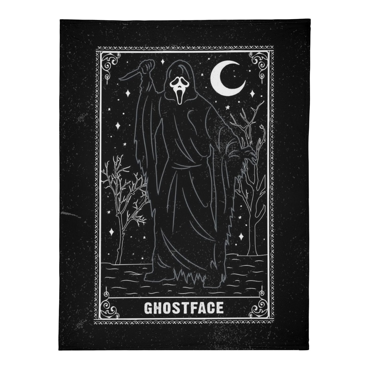 Ghost Face Fleece Blanket