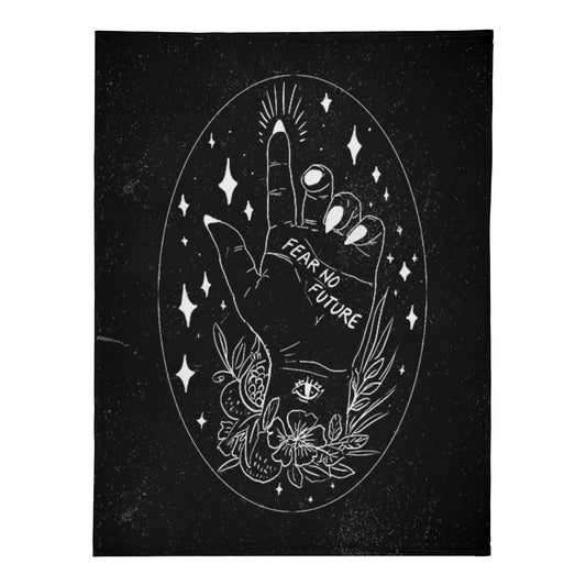 Fear No Future Fleece Blanket