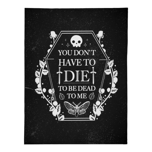 Dead To Me Fleece Blanket