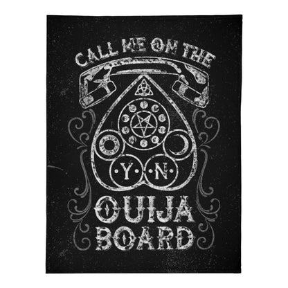 Call Me On The Ouija Board Fleece Blanket