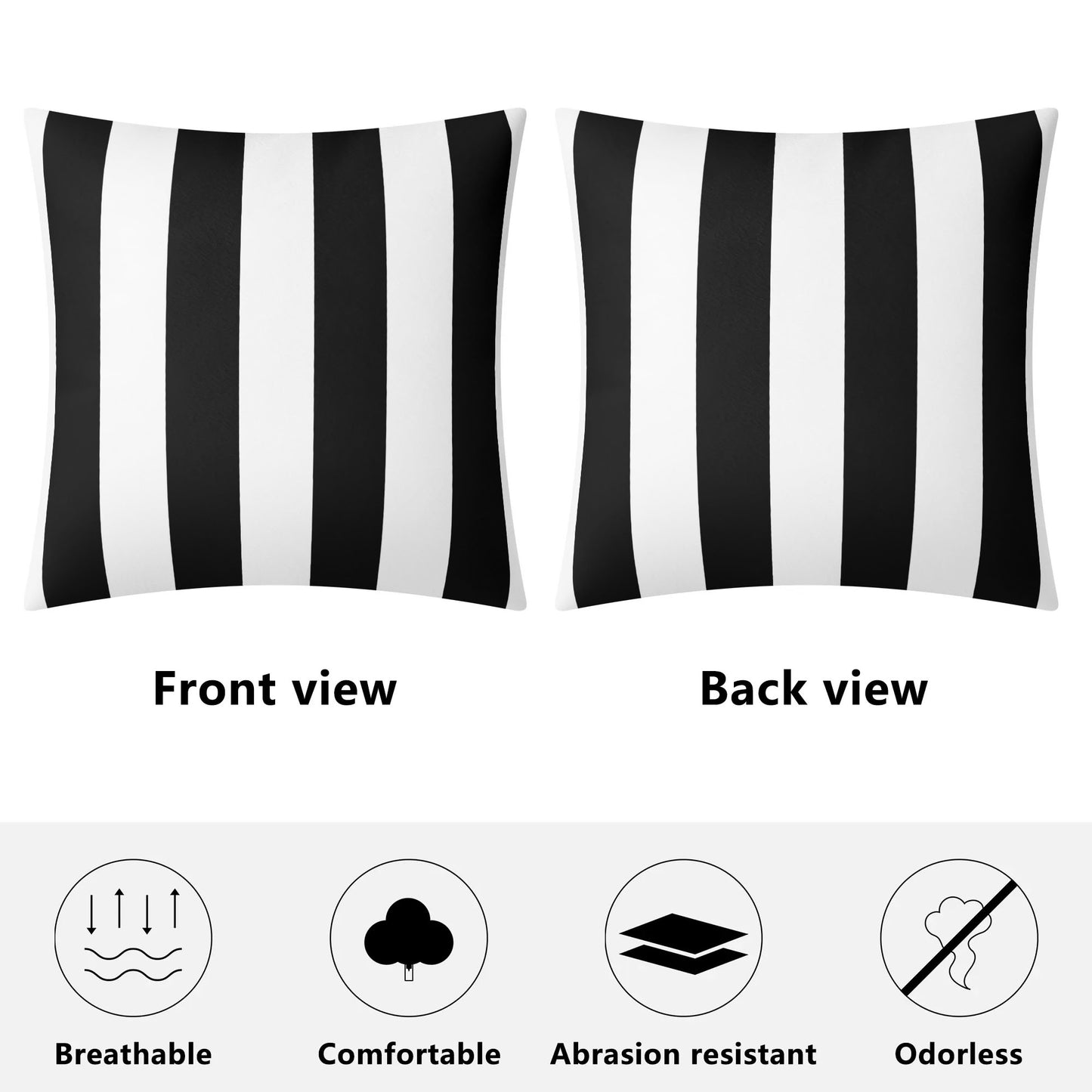 Black and White Pillow Case