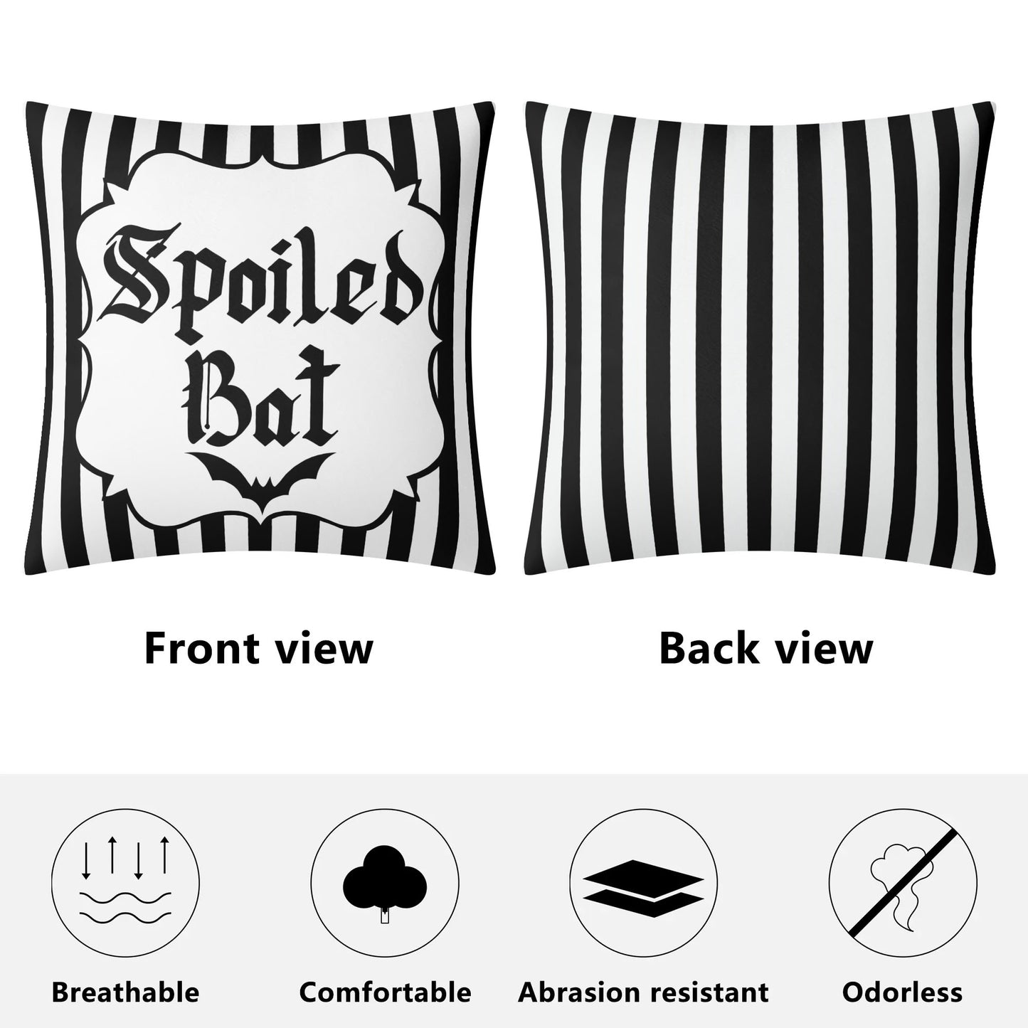 Spoiled Bat Pillow Case