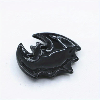 Gothic Bat Ceramic Spoon Rest