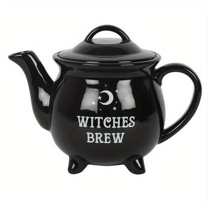 Witchy Cauldron Tea Set - Brew Tea Pot with Cups