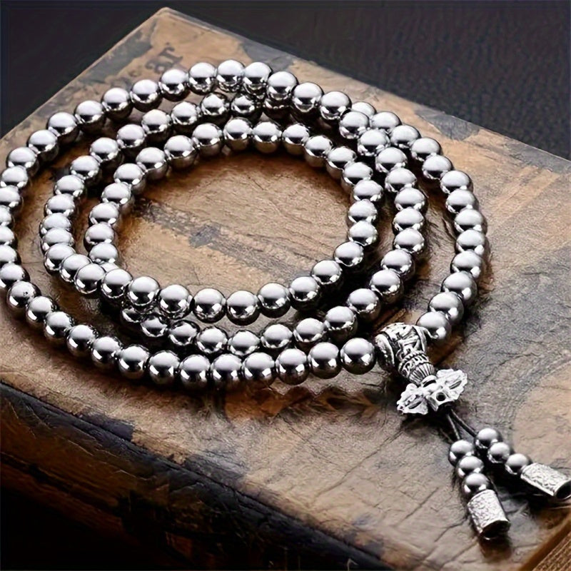 Stainless Steel Tactical Protection Mala