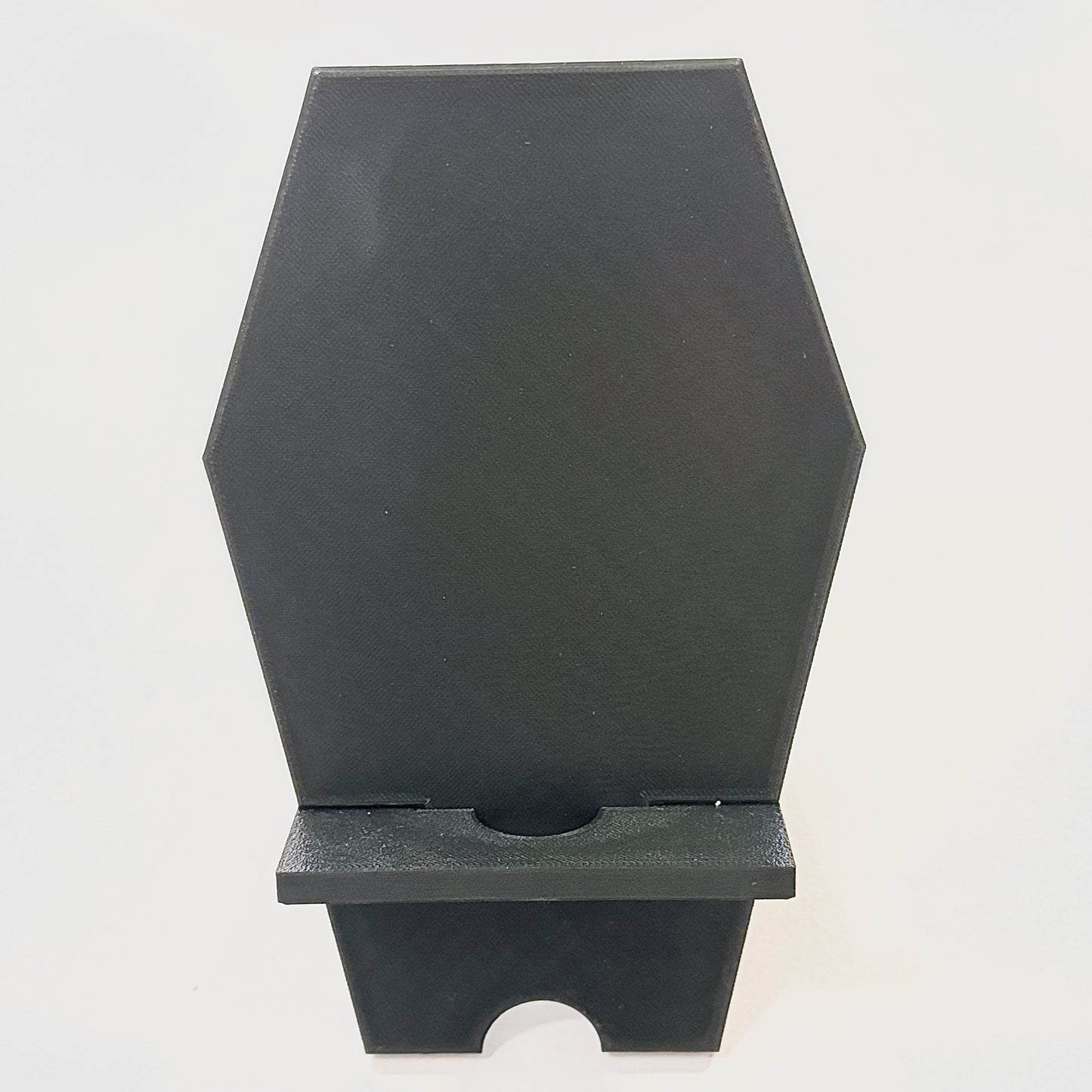 3D Printed Black Coffin Phone Stand