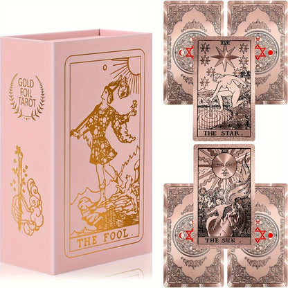 Luxury Golden Foil Tarot Cards