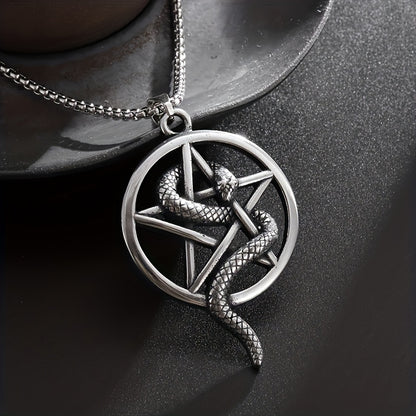 Serpent Pentacle Necklace