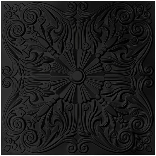 12-Pack Gothic Victorian Ornate Drop Ceiling Tiles