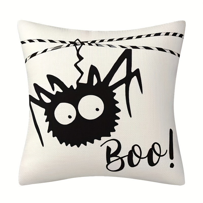 Spooky Linen Pillow Covers