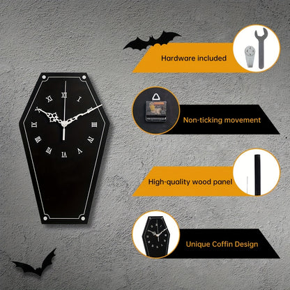 Coffin Wall Clock