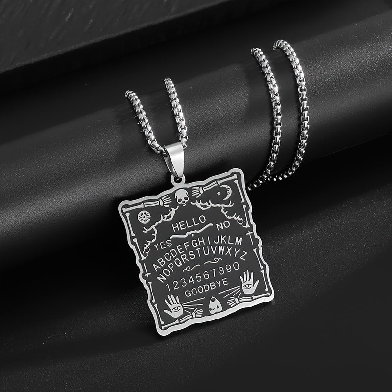 Vintage Dark Ouija Board Necklace