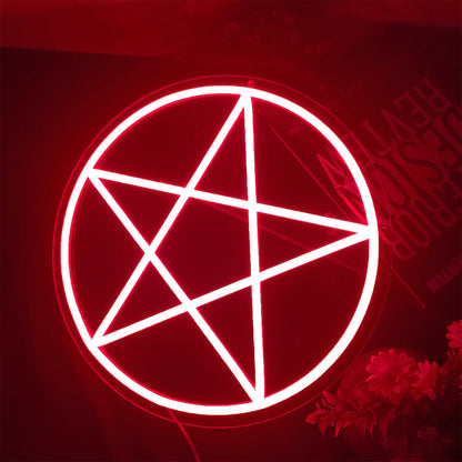 Pentacle/Pentagram LED Neon Sign