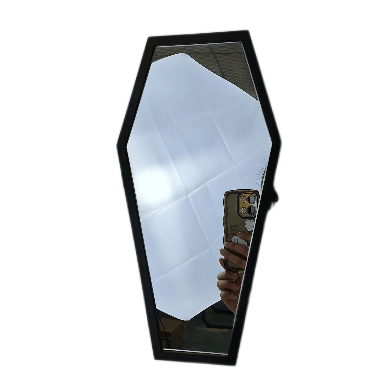 Gothic Coffin-Shaped Mirror Storage Box