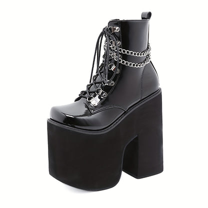 Extreme Platform Chain Boots