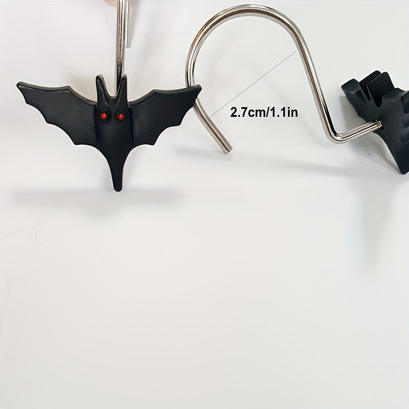 Bat Shower Curtain Hooks