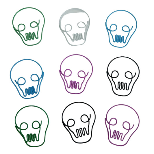 Skull-Shaped Paper Clips