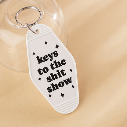 Keys to the Shit Show Motel Keychain