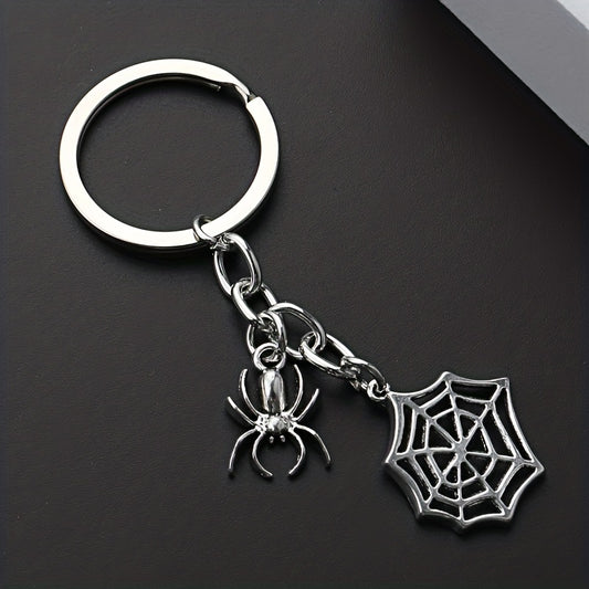 Spider Web Keychain