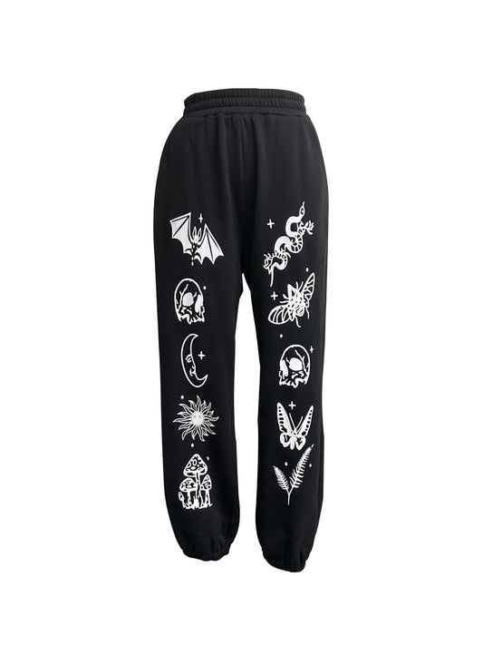 Gothic Graphic Design Joggers