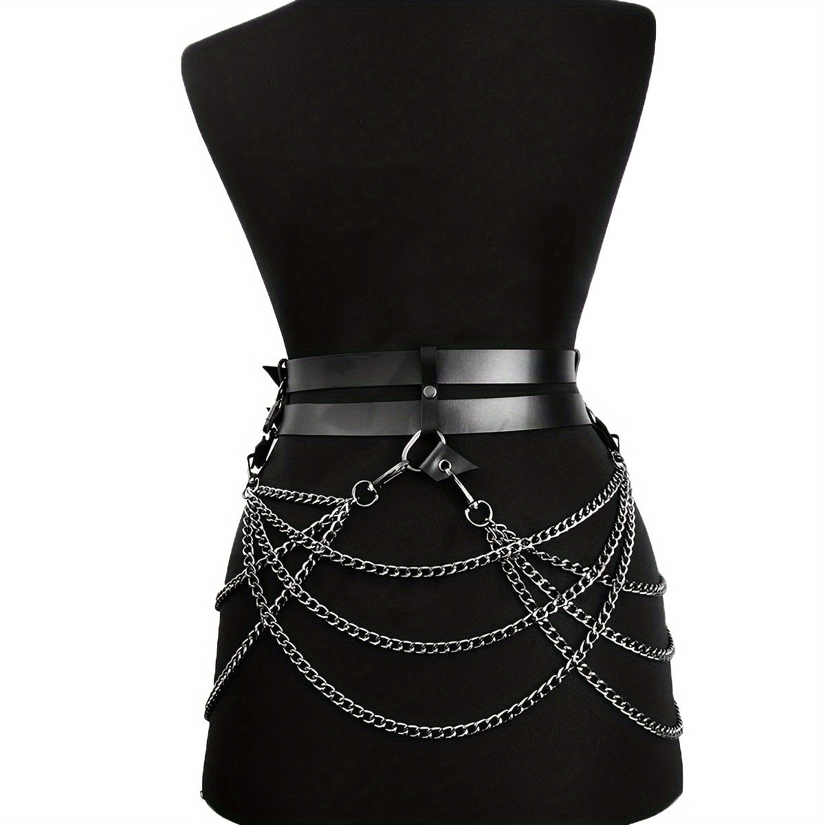 Multi-Layer Chain & Tassel Belt