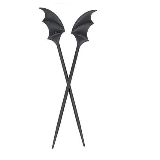 Bat Wing Hair Sticks