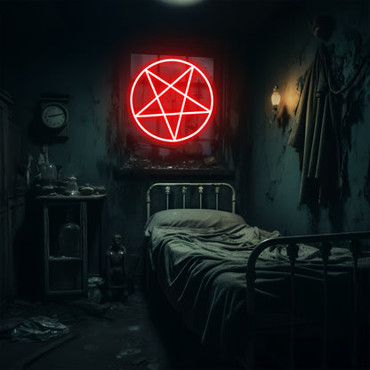 Pentacle/Pentagram LED Neon Sign